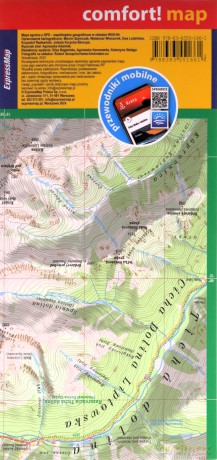 Tatry Wysokie i Bielskie polskie i słowackie laminowana mapa turystyczna 1:30 000