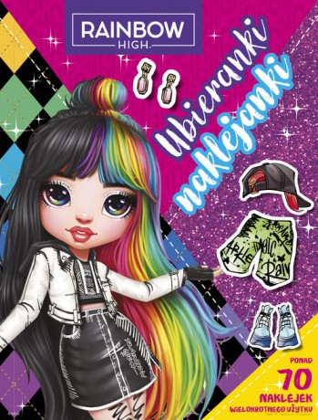 Ubieranki naklejanki Rainbow High [KSIĄŻKA]