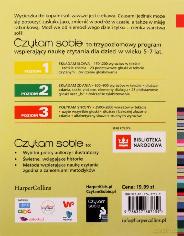 Wieliczka, czyli przygoda w kopalni. Czytam sobie. Poziom 3 - Zofia Stanecka [KSIĄŻKA]