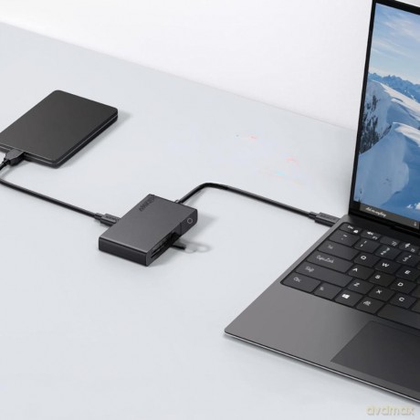 Anker Hub 332 USB-C Single Display 5w1 4K HDMI czarny