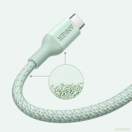 Anker kabel Anker 544 Bio-Nylon USB-C do USB-C 1.8m zielony