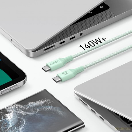 Anker kabel Anker 544 Bio-Nylon USB-C do USB-C 1.8m zielony