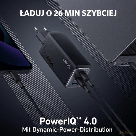 Anker ładowarka Anker GaNPrime 737 120W 1x USB-A 2x USB-C