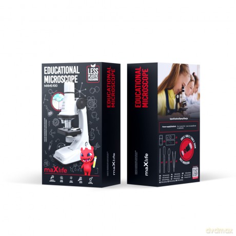 Maxlife mikroskop MXMS-100 biały