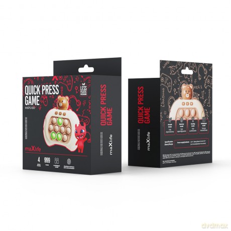 Maxlife przenośna gra Pop it MXPS-100 miś