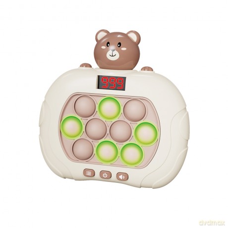 Maxlife przenośna gra Pop it MXPS-200 miś z wyświetlaczem