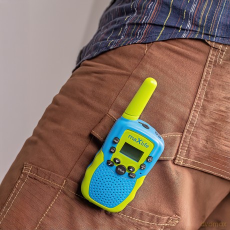 Maxlife zestaw krótkofalówek MXWT-200 zielono-niebieski