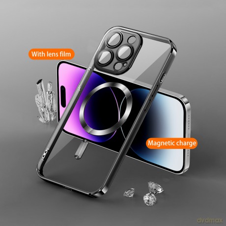 Vmax nakładka Electroplating Mag TPU do Samsung Galaxy S24 czarna