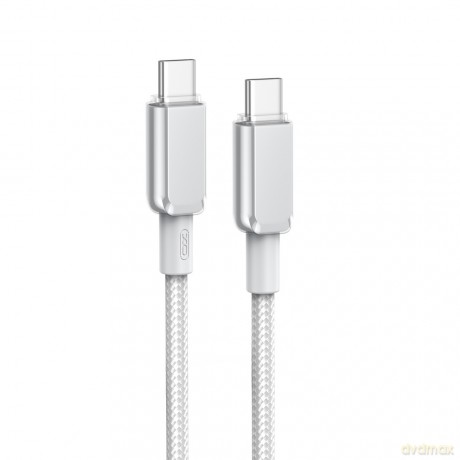 XO kabel NB-Q250B PD USB-C - USB-C 0,35m 60W biały