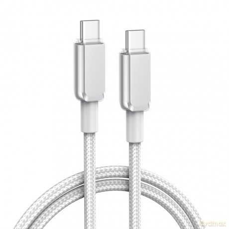 XO kabel NB-Q250B PD USB-C - USB-C 0,35m 60W biały