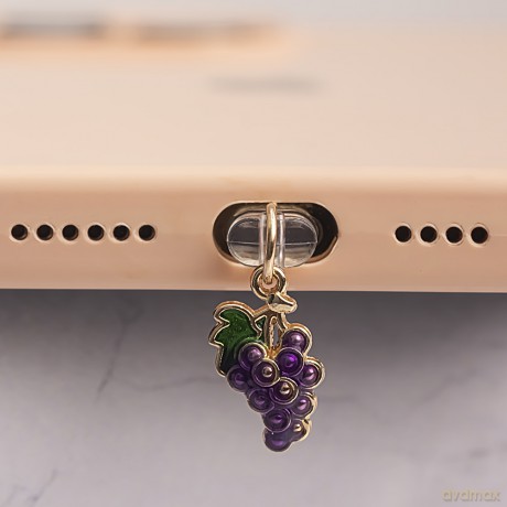 Zawieszka Charms USB-C grapes