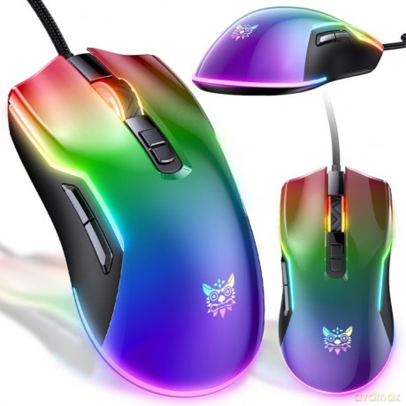 ONIKUMA CW922 Myszka Gamingowa przewodowa RGB Czarny