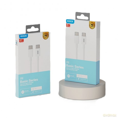 ROCK P8 Kabel USB-C do USB-C PD 27W 100cm