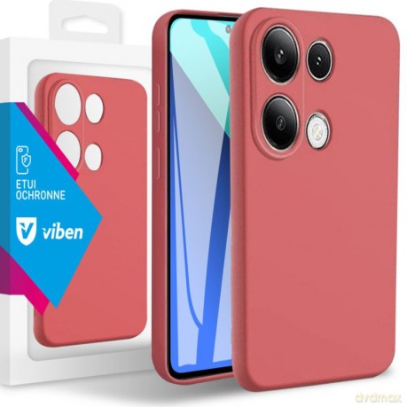 VIBEN Etui Obudowa Liquid Redmi Note 13 4G Czerwony