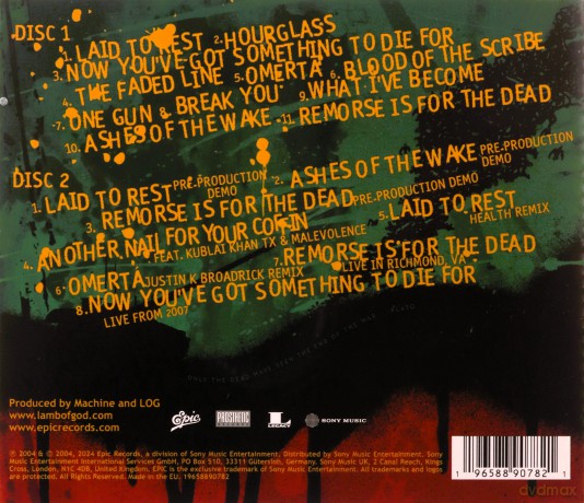 Lamb of God: Ashes of the Wake (20th Anniversary Edition) [2CD]