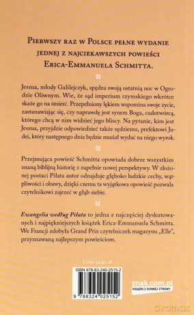 Ewangelia Według Piłata - Eric-Emmanuel Schmitt [KSIĄŻKA]