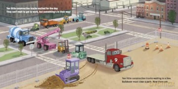 10 Little Construction Trucks (10 Little Vehicles) - Annie Bailey [KSIĄŻKA]