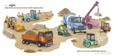 10 Little Construction Trucks (10 Little Vehicles) - Annie Bailey [KSIĄŻKA]