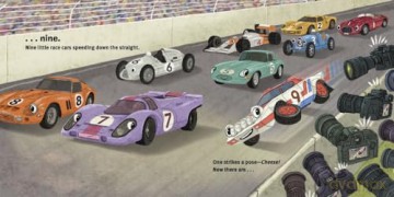 10 Little Race Cars (10 Little Vehicles) - Annie Bailey [KSIĄŻKA]