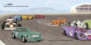 10 Little Race Cars (10 Little Vehicles) - Annie Bailey [KSIĄŻKA]