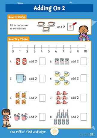 10 Minutes a Day Numbers for Ages 3-5 (with reward stickers) (CGP Reception Activity Books and Cards) [KSIĄŻKA]