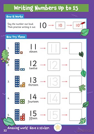 10 Minutes a Day Numbers for Ages 3-5 (with reward stickers) (CGP Reception Activity Books and Cards) [KSIĄŻKA]