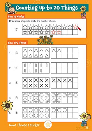 10 Minutes a Day Numbers for Ages 3-5 (with reward stickers) (CGP Reception Activity Books and Cards) [KSIĄŻKA]