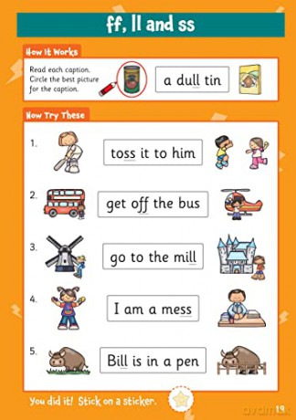 10 Minutes a Day Phonics for Ages 3-5 (with reward stickers) (CGP Reception Activity Books and Cards) [KSIĄŻKA]