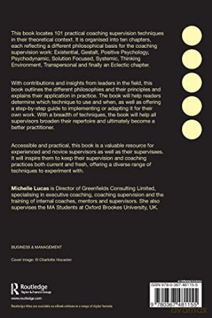 101 Coaching Supervision Techniques, Approaches, Enquiries and Experiments - Michelle Lucas [KSIĄŻKA]