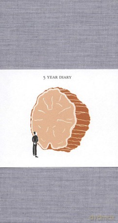 5 Year Diary: Blue Cover - Shopsin [KSIĄŻKA]