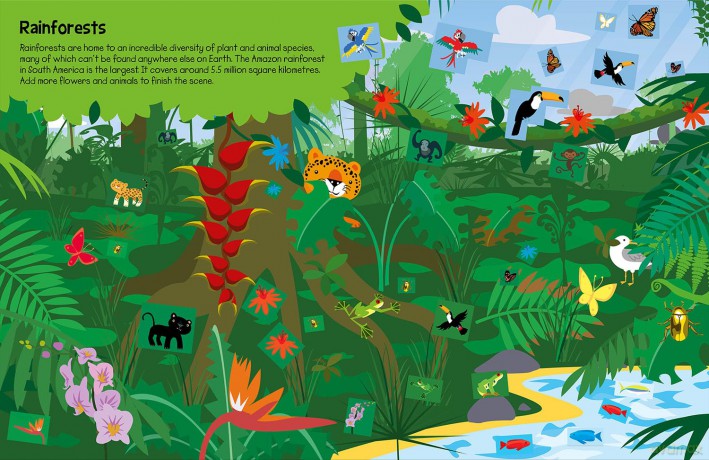 555 Sticker Fun - Earth Activity Book - Graham Oakley [KSIĄŻKA]