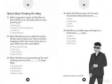 96 Facts About Bad Bunny: Quizzes, Quotes, Questions, and More! With Bonus Journal Pages for Writing! - Arie Kaplan [KSIĄŻKA]