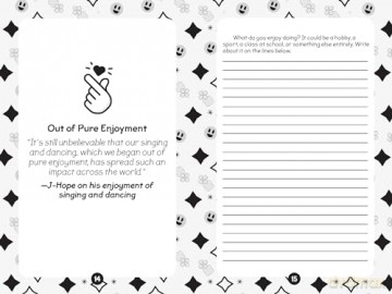 96 Facts About BTS: Quizzes, Quotes, Questions, and More! With Bonus Journal Pages for Writing! - Arie Kaplan [KSIĄŻKA]