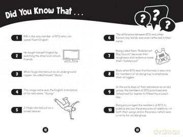 96 Facts About BTS: Quizzes, Quotes, Questions, and More! With Bonus Journal Pages for Writing! - Arie Kaplan [KSIĄŻKA]