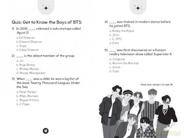 96 Facts About BTS: Quizzes, Quotes, Questions, and More! With Bonus Journal Pages for Writing! - Arie Kaplan [KSIĄŻKA]