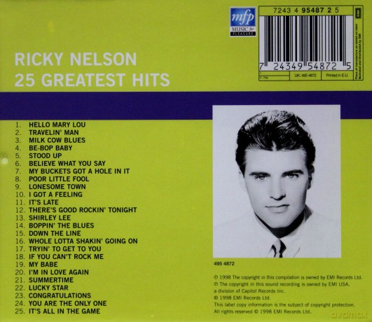 Ricky Nelson: 25 Greatest Hits [CD]