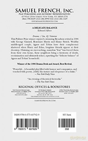 A Delicate Balance (Acting Edition S.) - Edward Albee [KSIĄŻKA]
