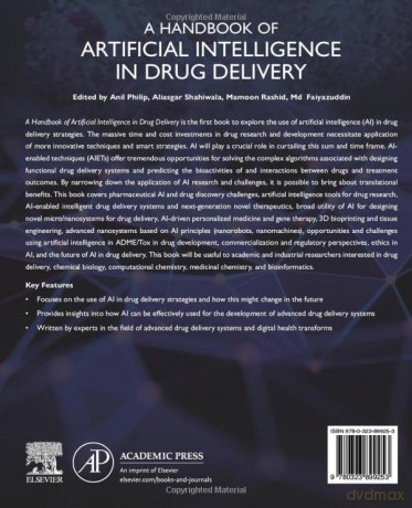 A Handbook of Artificial Intelligence in Drug Delivery - Anil K. Philip [KSIĄŻKA]