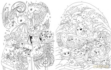 A Million Puppies: Paw-some Pooches to Colour (A Million Creatures to Colour) - Lulu Mayo [KSIĄŻKA]