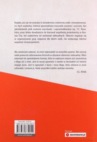 Już Się Nie Wstydzę Wyznania Mężczyzny Uzależnionego Od Seksu - T.C. Ryan [KSIĄŻKA]