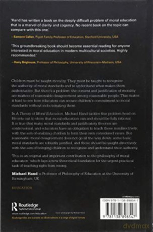A Theory of Moral Education - Michael Hand [KSIĄŻKA]