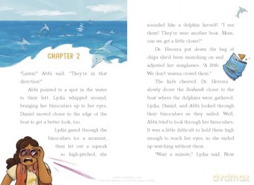 A to Z Animal Mysteries #4: Dolphin Detectives - Ron Roy [KSIĄŻKA]