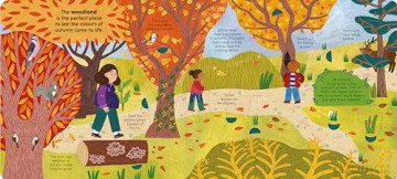 A Walk in Autumn: Lift the flaps to reveal the secrets of the season - Ladybird [KSIĄŻKA]