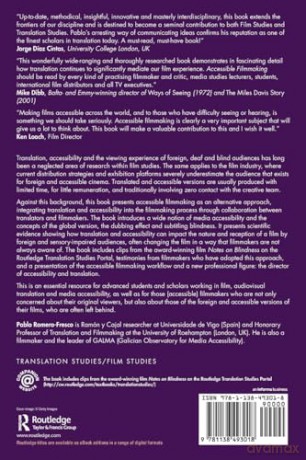 Accessible Filmmaking: Integrating translation and accessibility into the filmmaking process - Pablo Romero-Fresco [KSIĄŻKA]
