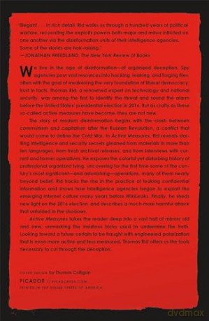 Active Measures: The Secret History of Disinformation and Political Warfare - Thomas Rid [KSIĄŻKA]