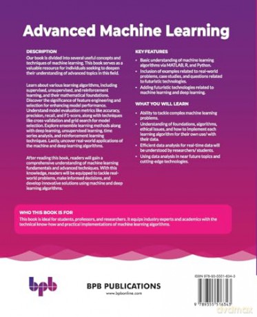 Advanced Machine Learning: Fundamentals and algorithms (English Edition) - Dr. Ami Kumar Tyagi [KSIĄŻKA]