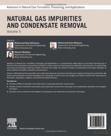 Advances in Natural Gas: Formation, Processing, and Applications. Volume 5: Natural Gas Impurities and Condensate Removal (Advances in Natural Gas: Formation, Processing and Applications, 5) - Mohammad R Rahimpour [KSIĄŻKA]