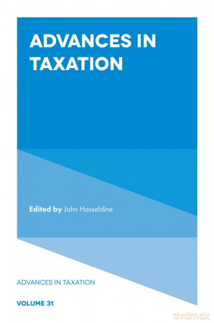 Advances in Taxation: 31 - John Hasseldine [KSIĄŻKA]