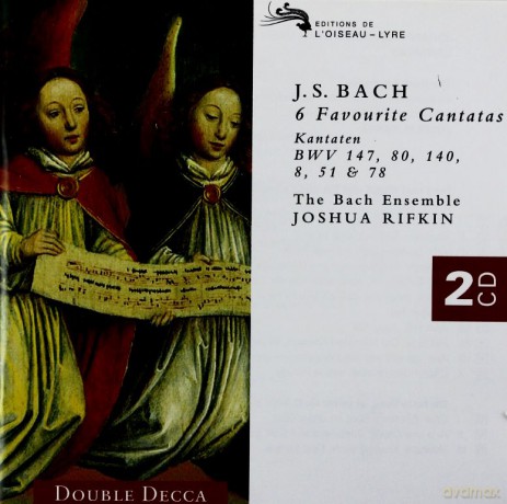 Rifkin/Bach Ensemble: Cantatas/147,8,80,140,51,78/ [2CD]