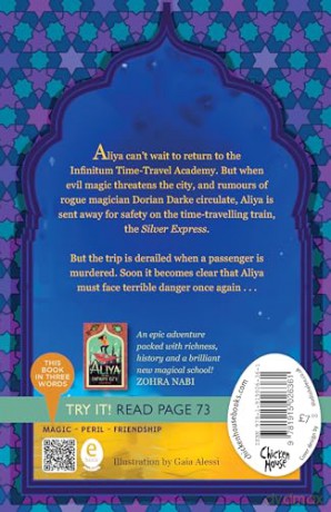 Aliya Aboard the Time Train: a dazzling magical adventure, sequel to Aliya to the Infinite City - Laila Rifaat [KSIĄŻKA]